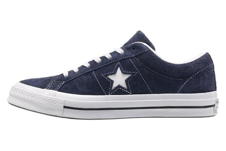 Кеды унисекс Converse One Star Ox Premium Suede темно-синий