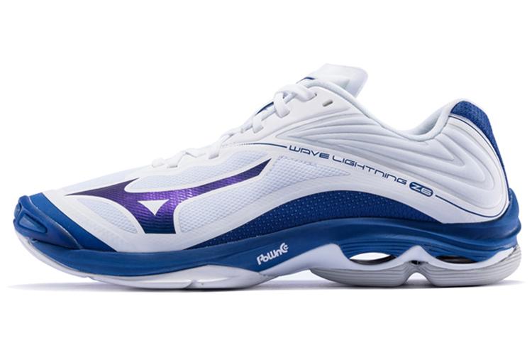 Кроссовки мужские Mizuno Lightning Z6 белые/синие, 50 EU