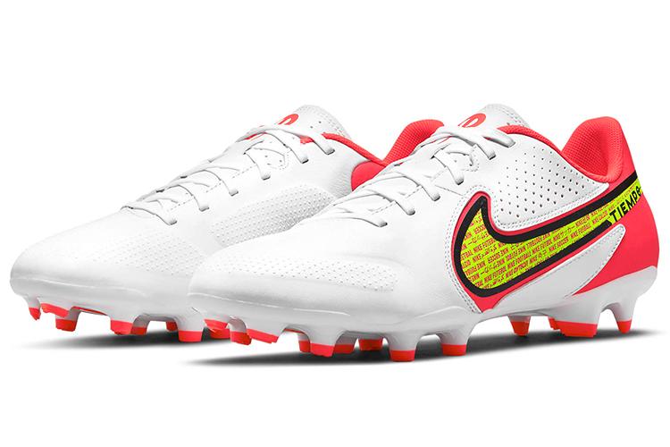 Футбольные бутсы мужские Nike Legend 9 Academy FG белые/красные, 44 EU