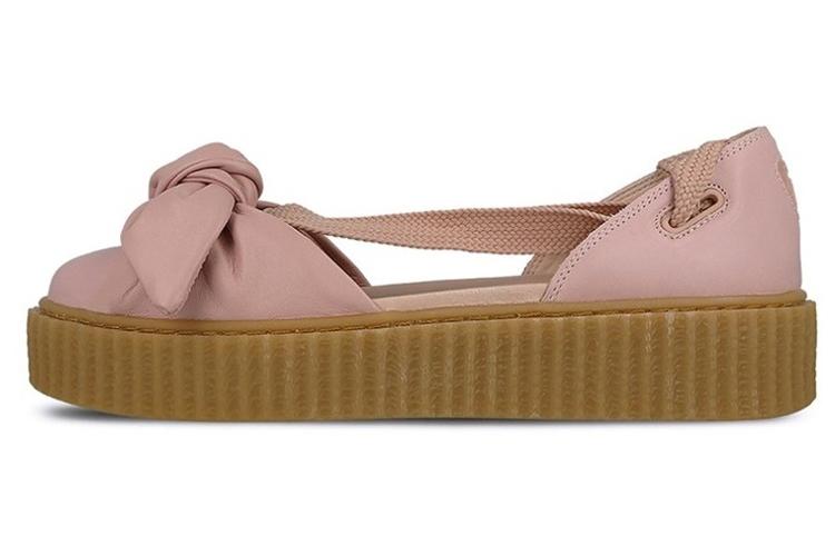 Ботинки женские PUMA Bow Creeper Sandal серебристые