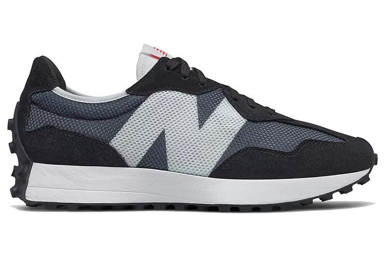 Кроссовки мужские New Balance 327 черные, 42.5 EU