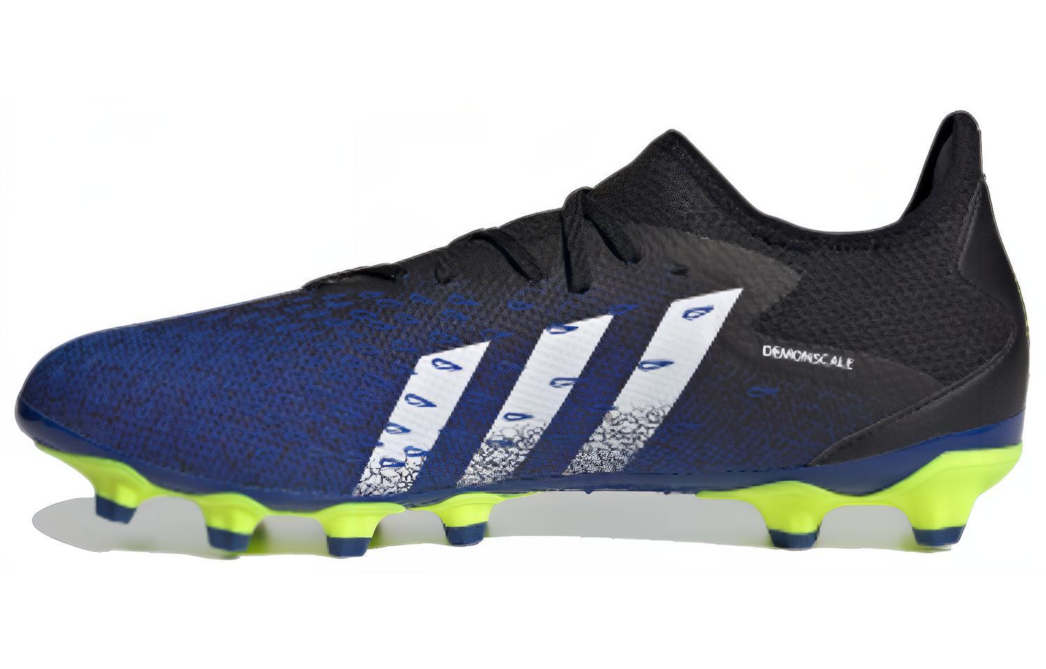 Футбольные бутсы мужские Adidas Predator Freak.3 Low Mg Royal Blue Yellow