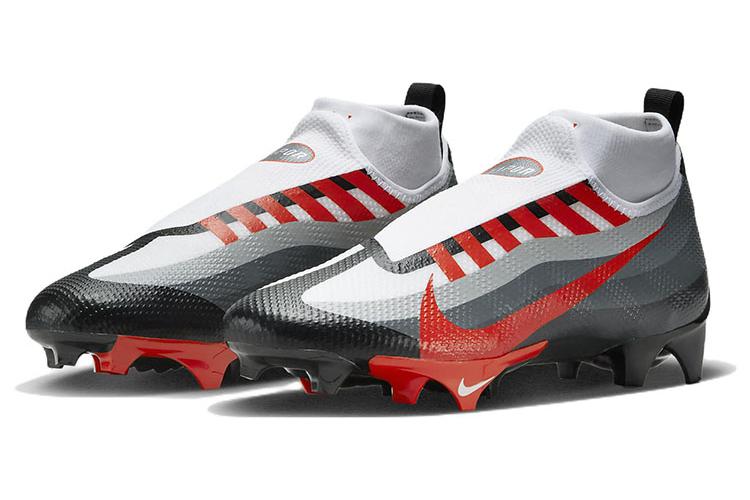 Футбольные бутсы мужские Nike Vapor Edge Pro 360 черно-оранжевые, 44.5 EU