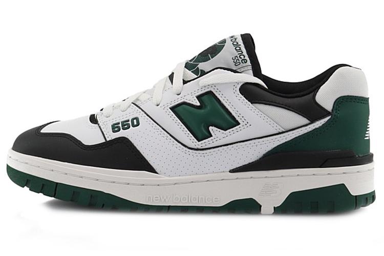 Спортивные кеды унисекс New Balance 550 BB550 зеленые, 42 EU