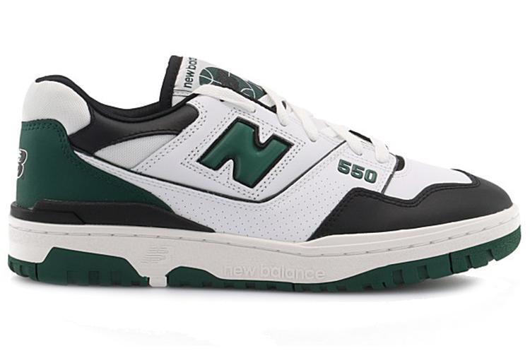 Спортивные кеды унисекс New Balance 550 BB550 зеленые, 42 EU