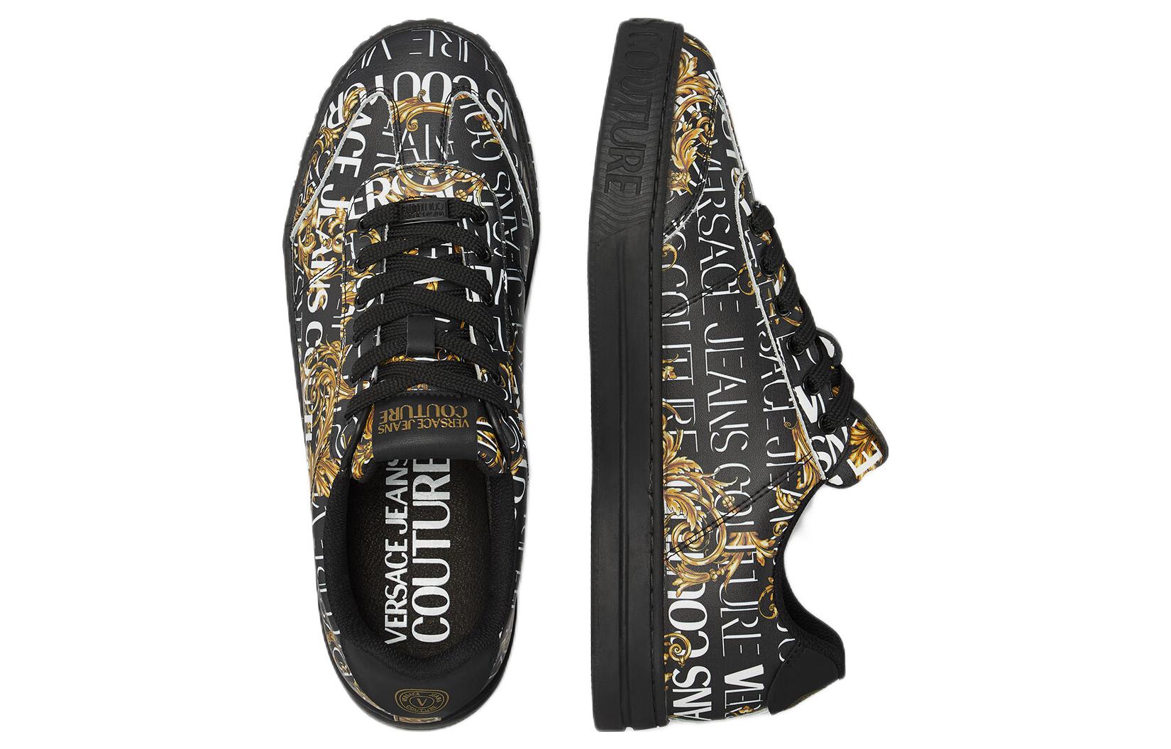 Кроссовки мужские Versace Court 88 черные, 43 EU