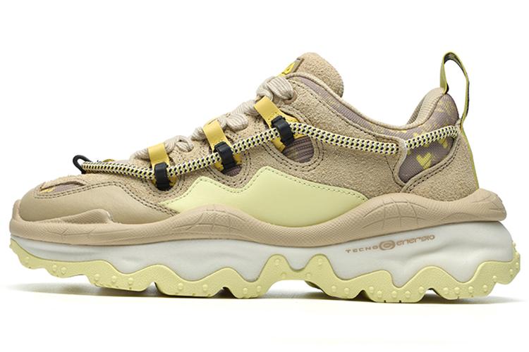 Кроссовки женские FILA QD96 X бежево-жёлтые