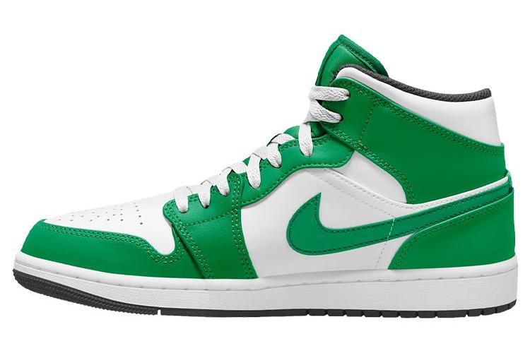 Кроссовки мужские Air Jordan 1 Mid 'Lucky Green', 44 EU