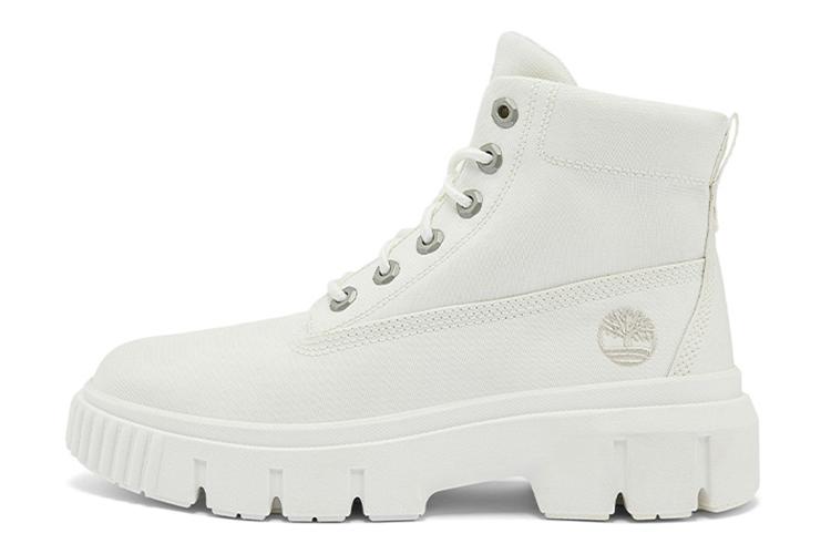 Ботинки женские Timberland Greyfield Canvas Boot белые, 38.5 EU