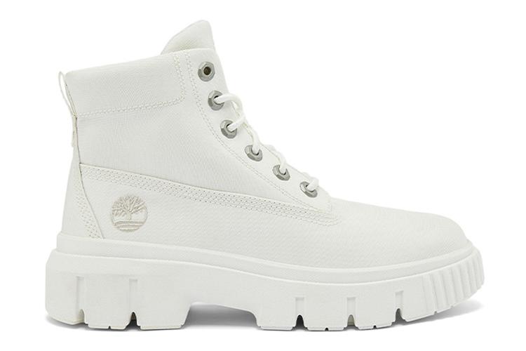 Ботинки женские Timberland Greyfield Canvas Boot белые, 38.5 EU
