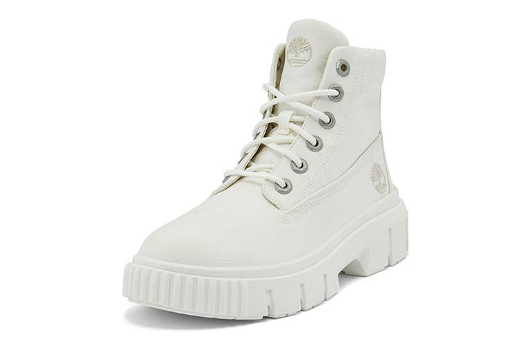 Ботинки женские Timberland Greyfield Canvas Boot белые, 38.5 EU