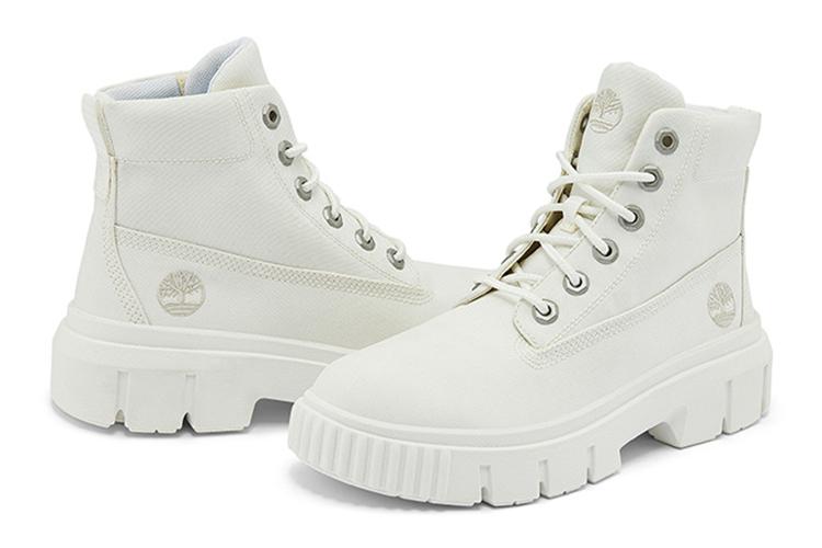 Ботинки женские Timberland Greyfield Canvas Boot белые, 38.5 EU