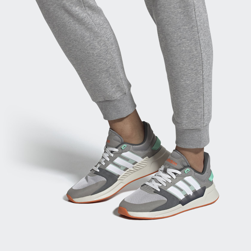 Кроссовки мужские Adidas Neo Run 90S Dash серые, 42 EU