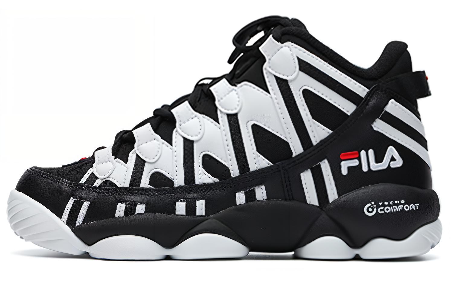 Кроссовки женские FILA Heritage Basketball черно-белые, 36 EU