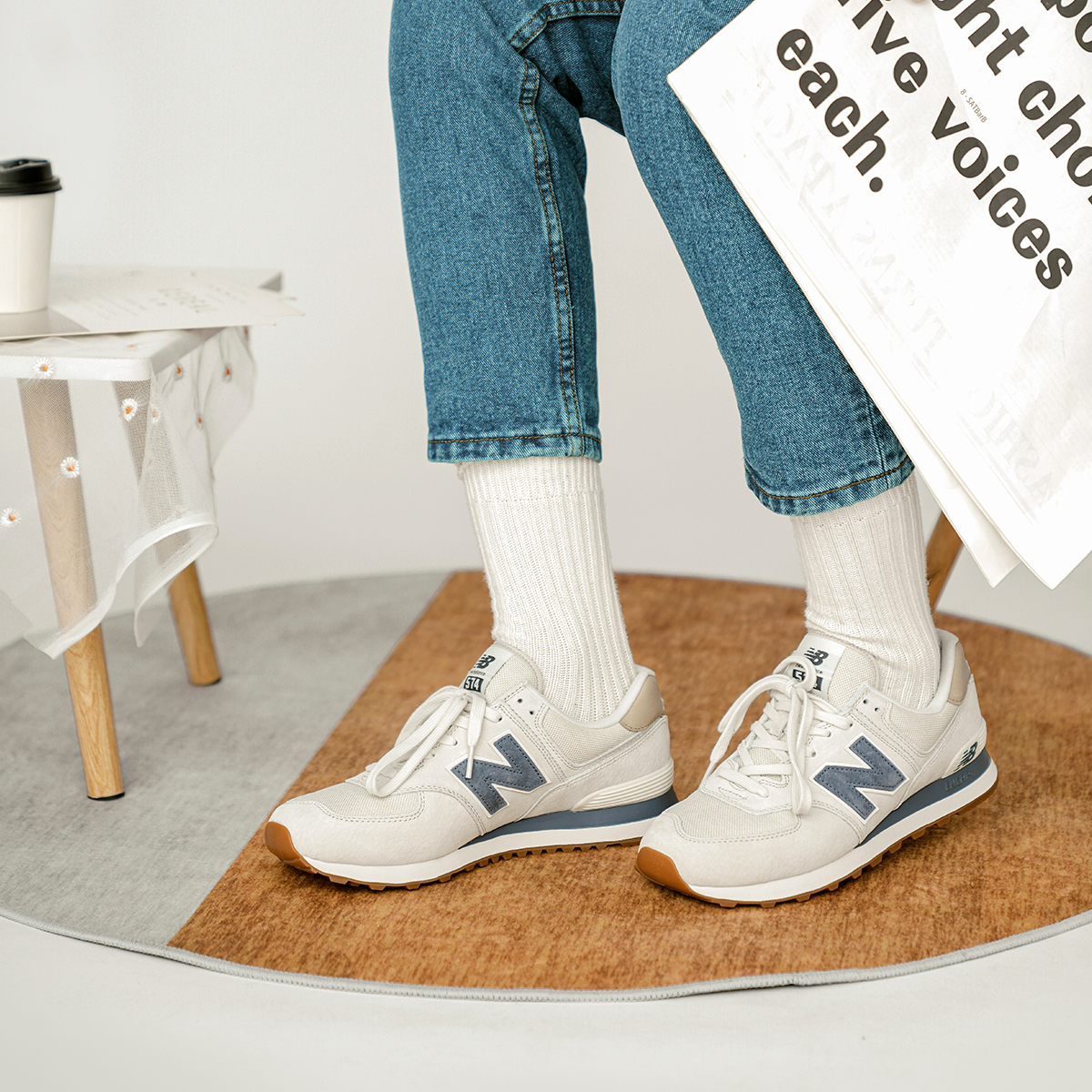 Кроссовки мужские New Balance ML574LGI серые