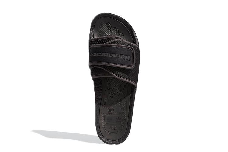 Сланцы мужские Adidas Hu Pharrell черные, 39 EU