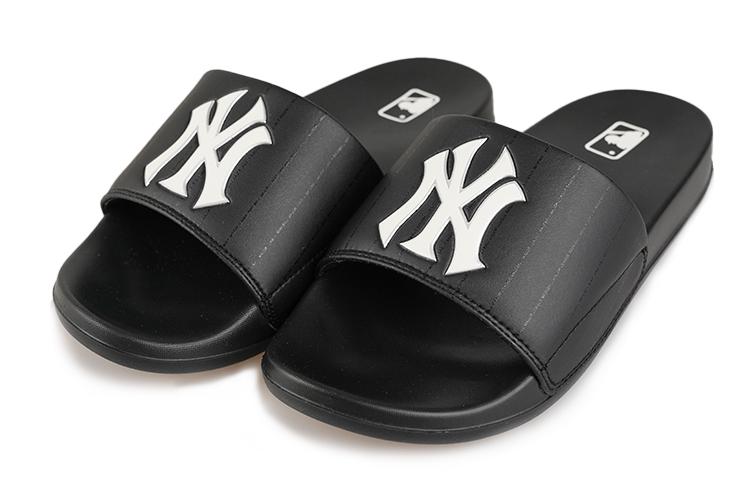 Сланцы унисекс MLB Totem черные, 36.5 EU