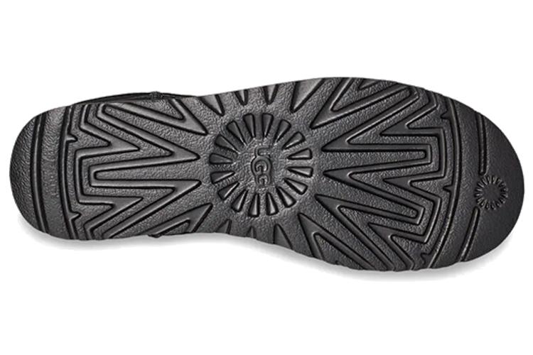 Снежные сапоги женские UGG Classic Mini Logo Zip Boot черные, 37 EU