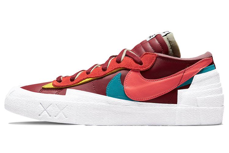 Спортивные кеды унисекс Nike X Sacai X Kaws Blazer Low Team Red