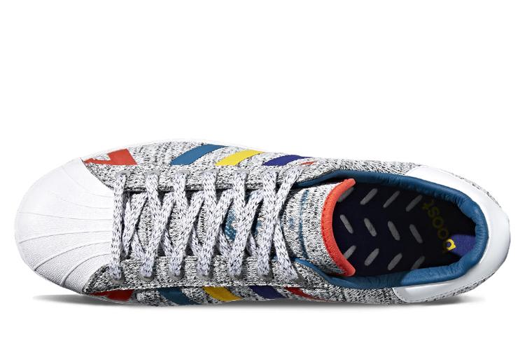 Кеды унисекс Adidas Superstar White Mountaineering Grey Heather, 45 1/3 EU