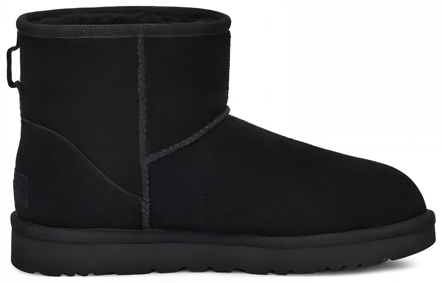 Угги женские UGG Mini Broken Logo Boot черные, 40 EU