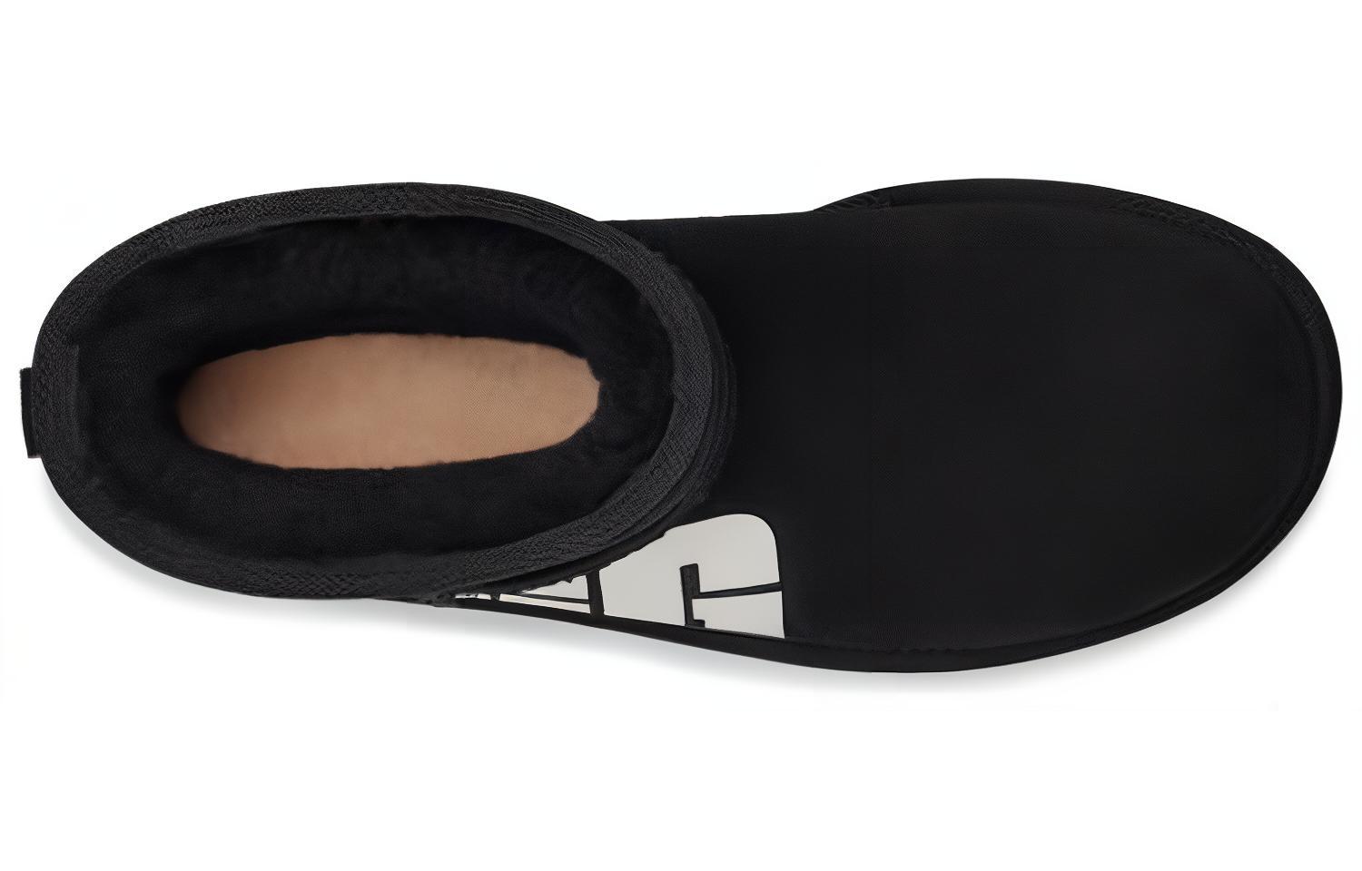 Угги женские UGG Mini Broken Logo Boot черные, 40 EU