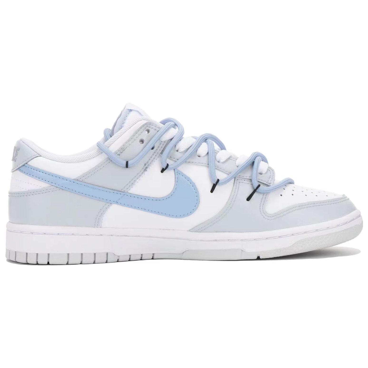 Кеды мужские Nike Dunk Low серо-голубые, 41 EU