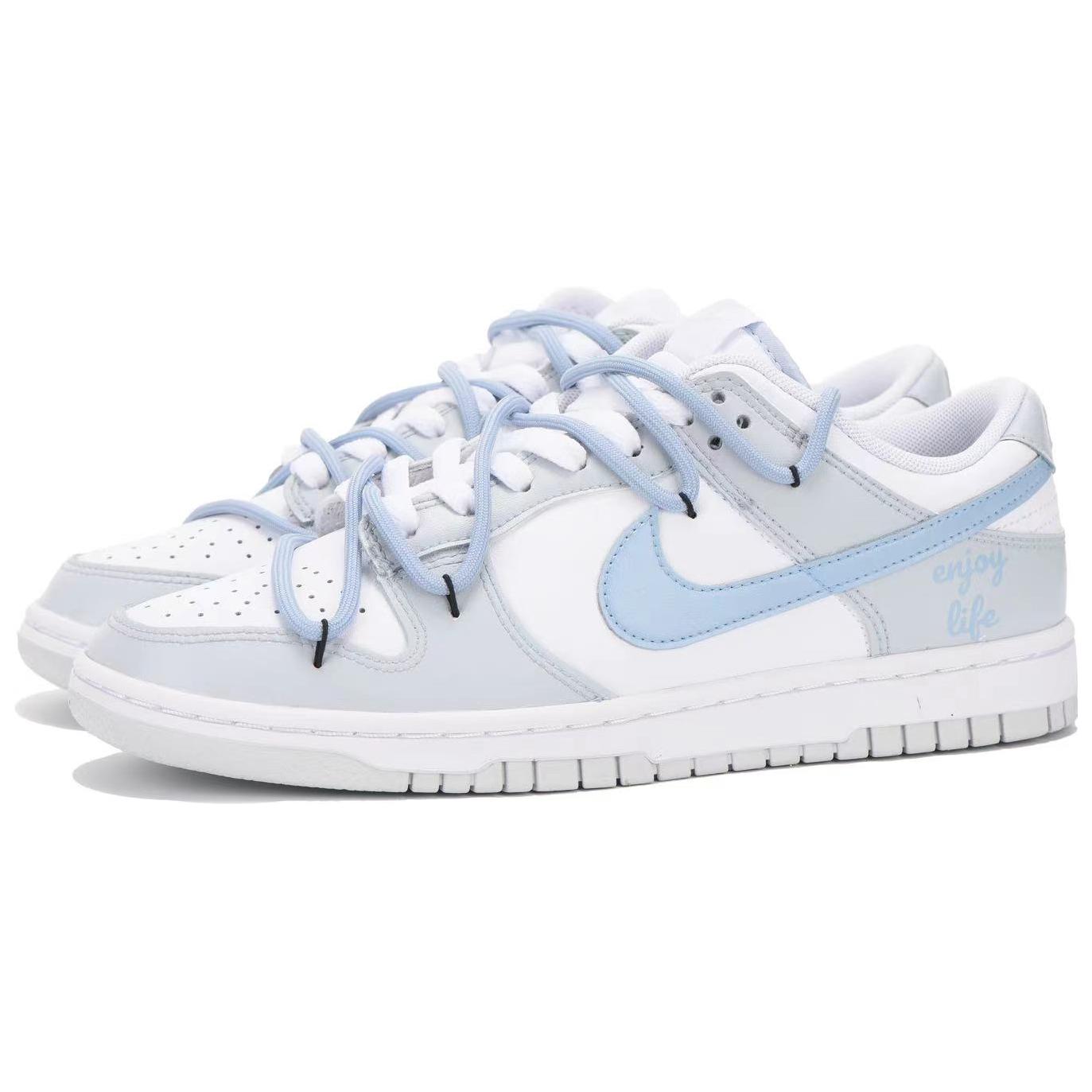 Кеды мужские Nike Dunk Low серо-голубые, 41 EU