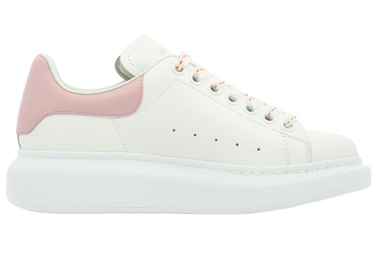 Кеды женские Alexander McQueen Oversized Larry белые, розовые, 39 EU