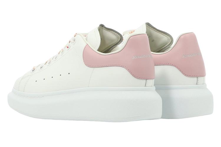 Кеды женские Alexander McQueen Oversized Larry белые, розовые, 39 EU