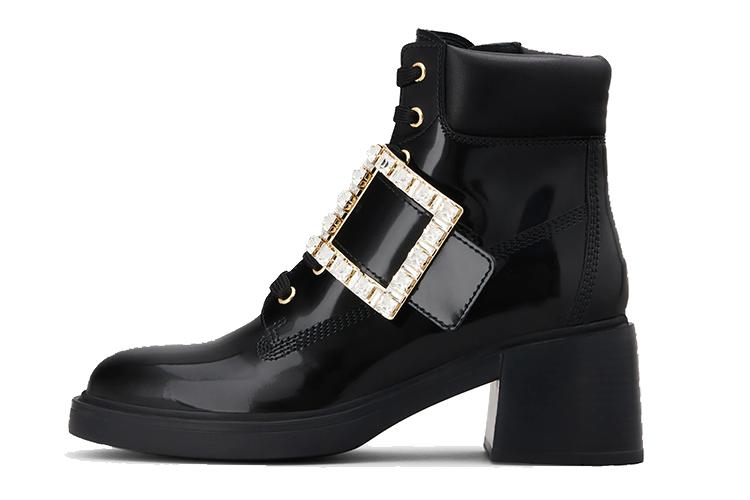 Ботильоны женские Roger Vivier Viv' Rangers черные, 38 EU