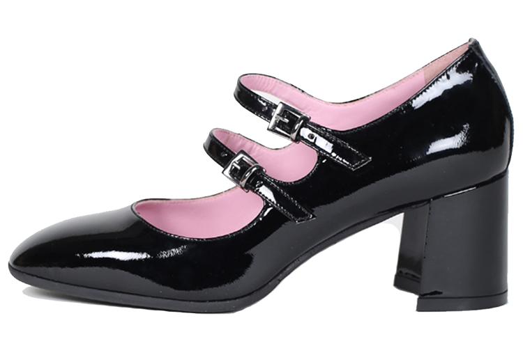 Туфли женские Carel Paris Kina 40mm Pumps черные-розовые, 36.5 EU