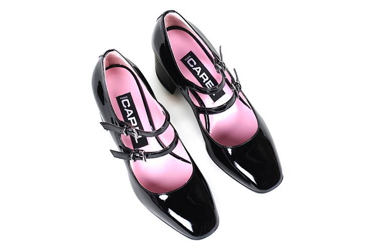 Туфли женские Carel Paris Kina 40mm Pumps черные-розовые, 36.5 EU