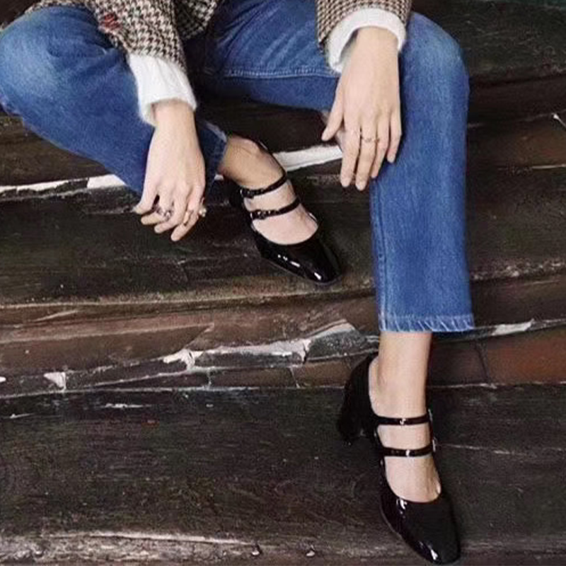 Туфли женские Carel Paris Kina 40mm Pumps черные-розовые, 36.5 EU