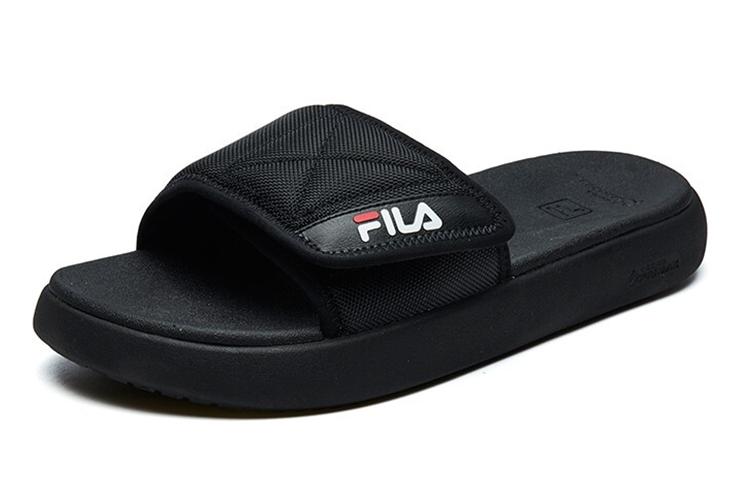 Шлепанцы мужские FILA Fusion Slides черные, 42 EU
