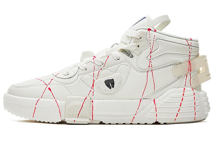 Кроссовки мужские Erke Extra Stretch белые и красные