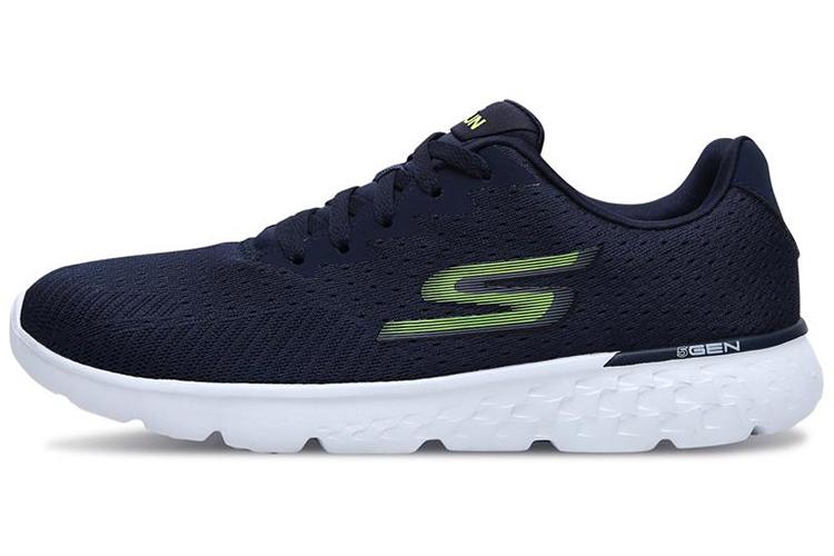 Кроссовки мужские Skechers Go Run 400 синие и зелёные, 39.5 EU
