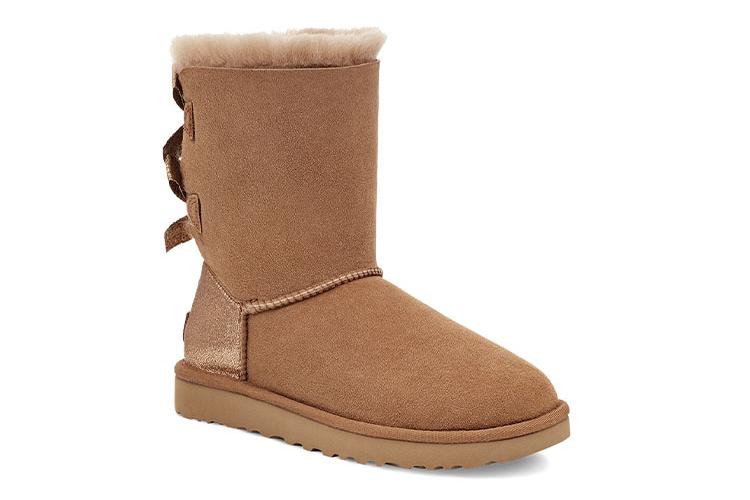 Снеговые сапоги женские UGG Bailey Bow Glitz, 36 EU