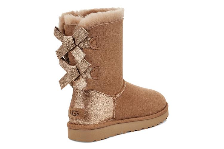 Снеговые сапоги женские UGG Bailey Bow Glitz, 36 EU
