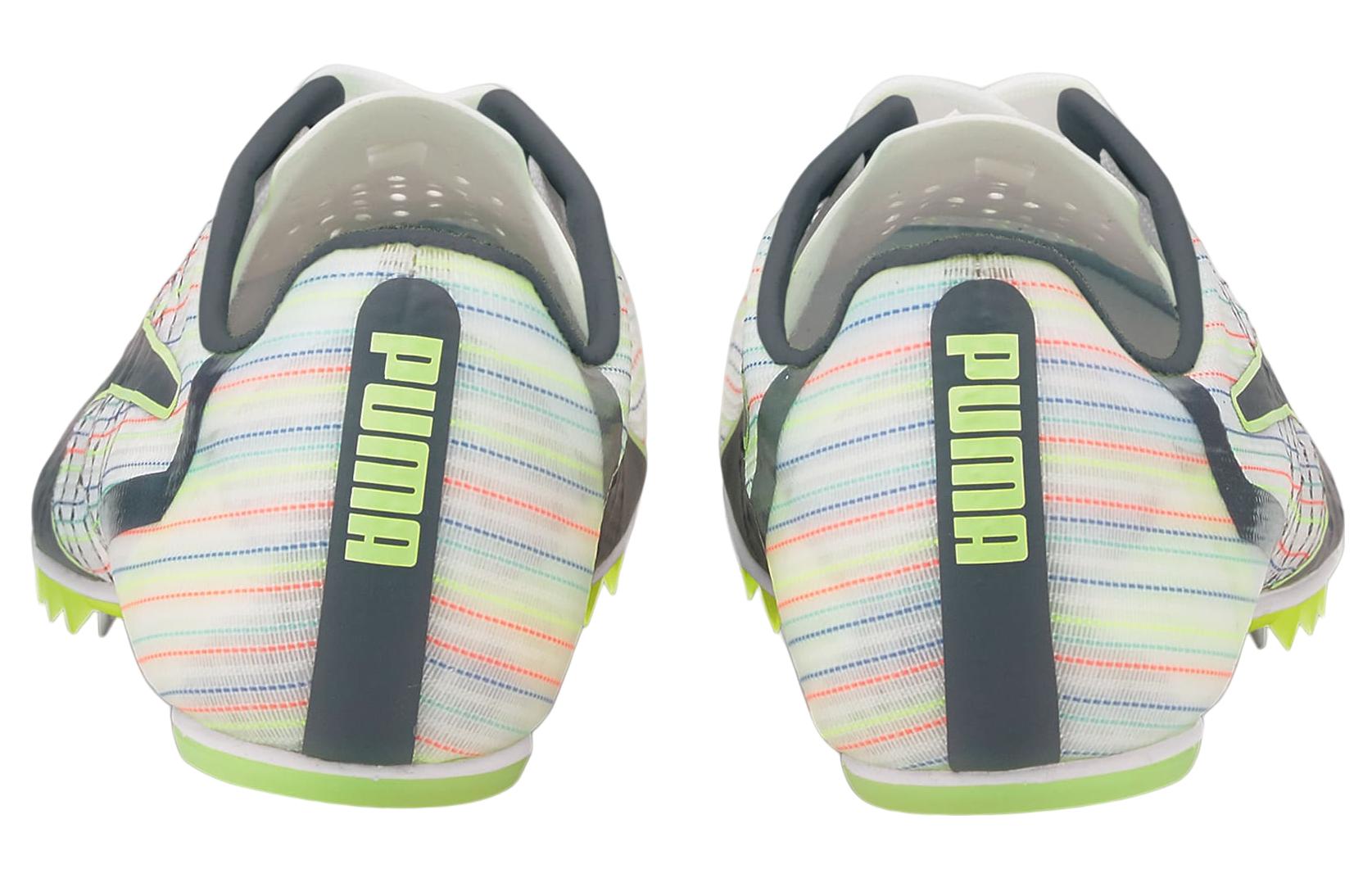 Велотуфли мужские PUMA EvoSPEED Tokyo Brush 3 белые и зелёные, 44 EU