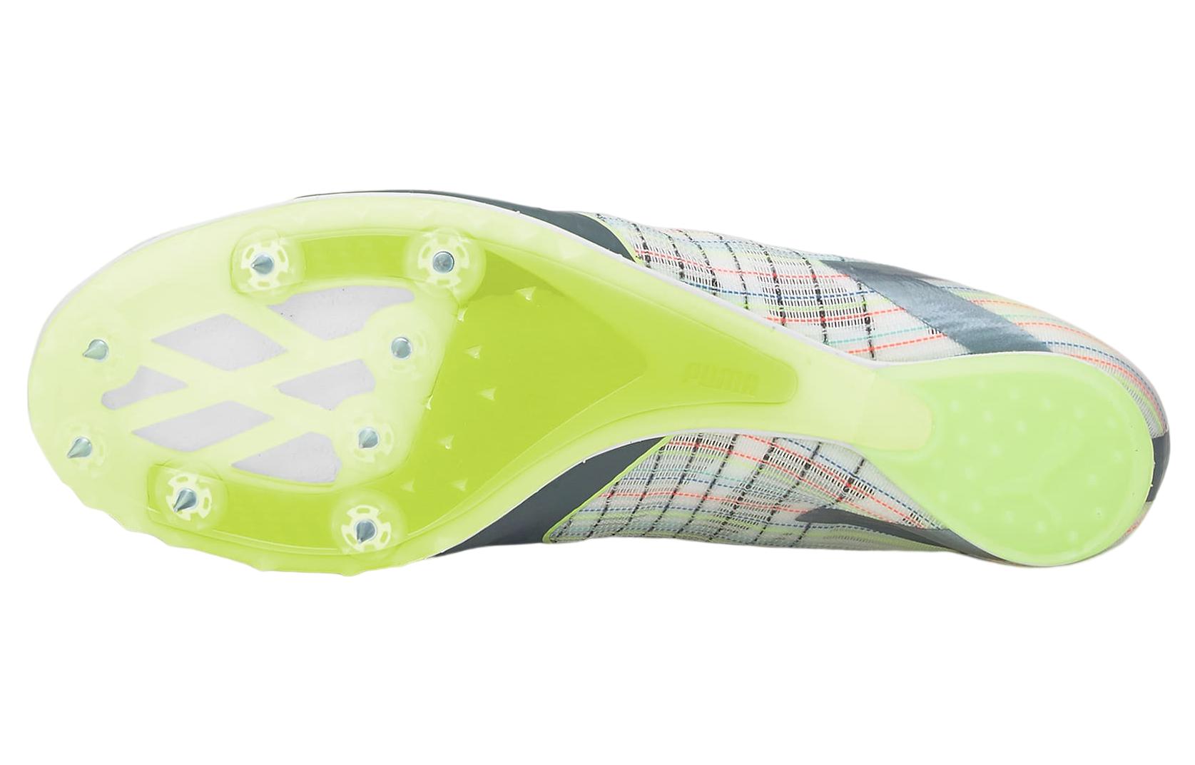 Велотуфли мужские PUMA EvoSPEED Tokyo Brush 3 белые и зелёные, 44 EU