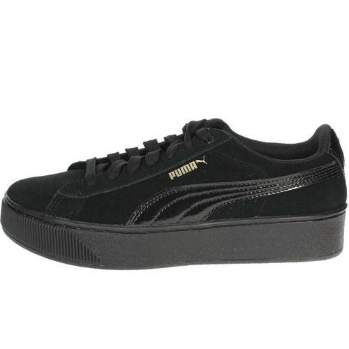 Кеды женские PUMA Suede S Vikky Platform черные, 35.5 EU