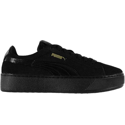 Кеды женские PUMA Suede S Vikky Platform черные, 35.5 EU