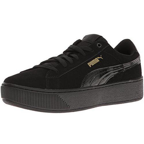 Кеды женские PUMA Suede S Vikky Platform черные, 35.5 EU