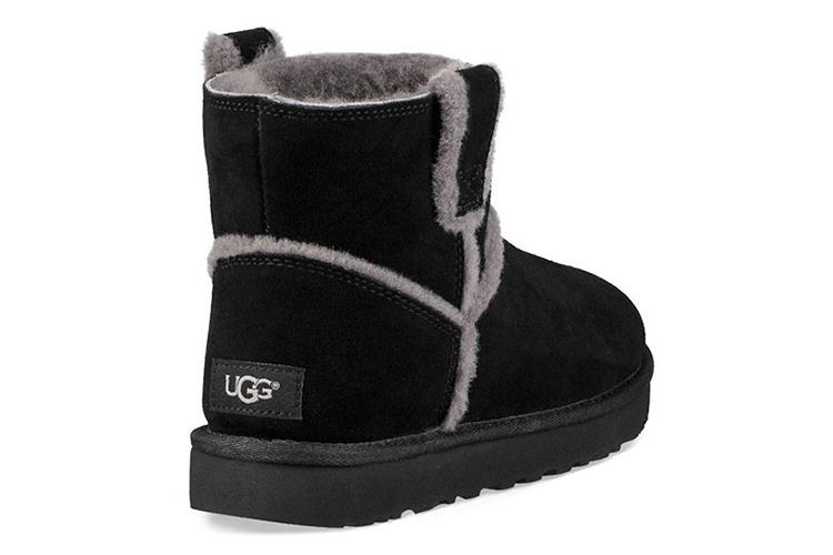 Сапоги женские UGG Classic Mini Spill Seam черные, 36 EU
