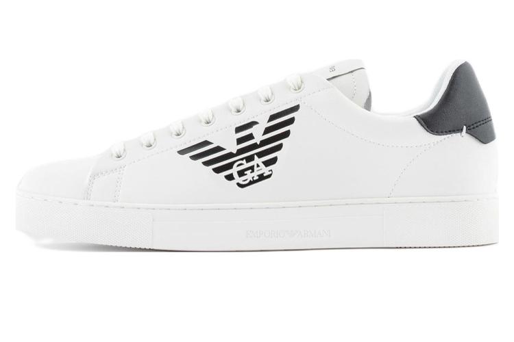 Кроссовки мужские EMPORIO ARMANI X4X554XF663100230 белые, черные, 43 EU