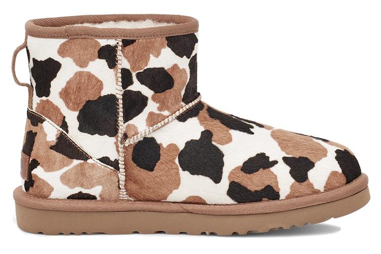 Угги женские UGG Classic Mini Cow Print, 37 EU