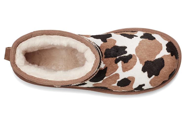 Угги женские UGG Classic Mini Cow Print, 37 EU