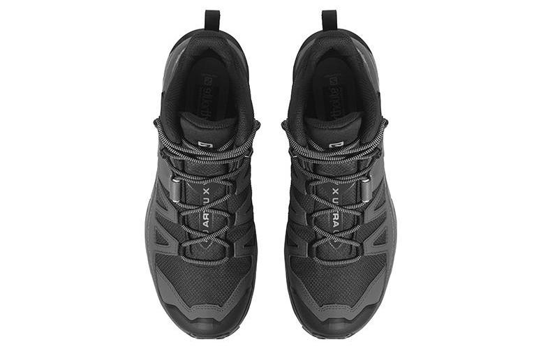 Треккинговые ботинки мужские Salomon X Ultra 4 Mid черные, 44 2/3 EU