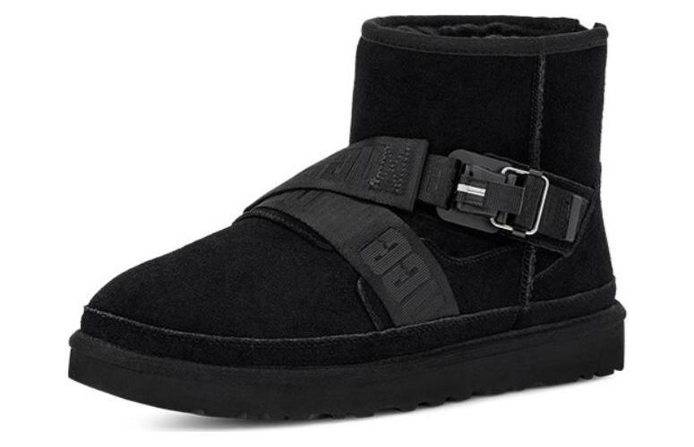 Угги мужские UGG Classic Mini Quickclick Boot черные, 40 EU
